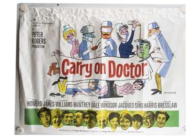 Lot 417 - Carry On Doctor (1967) Quad Posters