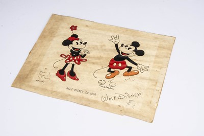 Lot 428 - Walt Disney / Mickey Mouse Gouache