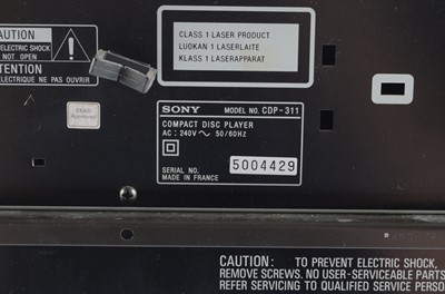 Lot 472 - Technics / Sony Separates