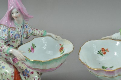 Lot 329 - Two Meissen porcelain figures