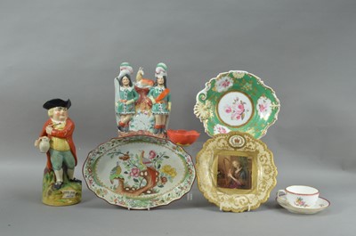 Lot 333 - A collection of English 19th century and later ceramics