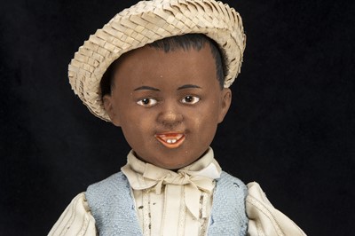 Lot 58 - A rare Gebruder Heubach character smiling black boy
