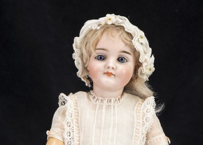 Lot 65 - A small German bisque headed doll mark 484