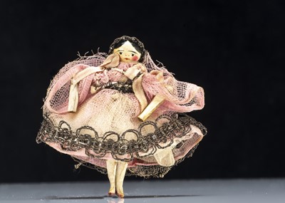 Lot 111 - A 19th century Grodnerthal Christmas decoration doll