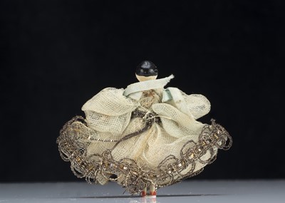 Lot 112 - A 19th century Grodnerthal Christmas decoration doll