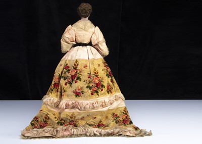 Lot 158 - A large 19th century Lucy Peck poured wax lady doll