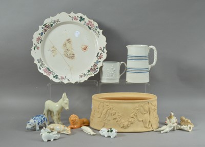Lot 343 - An assorted collection of 19th century and later ceramics
