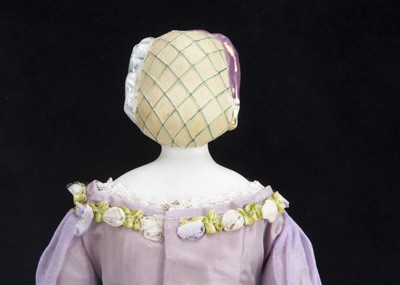Lot 164 - A 19th century German bisque shoulder head doll known as Empress Eugenie