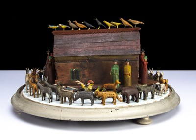 Lot 182 - A 19th century Ergebirge Noah’s Ark