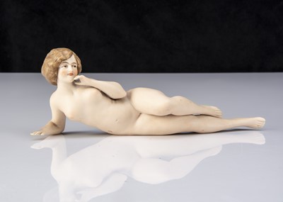 Lot 215 - A German bisque Bathing Beauty