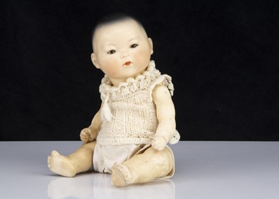 Lot 232 - A small Armand Marseille 353 Asian baby