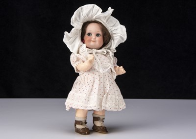Lot 254 - A Porzellanfabrick Mergersgeruth 950 googly eyed doll