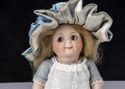 Lot 255 - A Kestner all-bisque 189 googly eyed doll