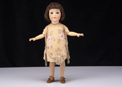 Lot 262 - A rare Armand Marseille 400 Flapper doll