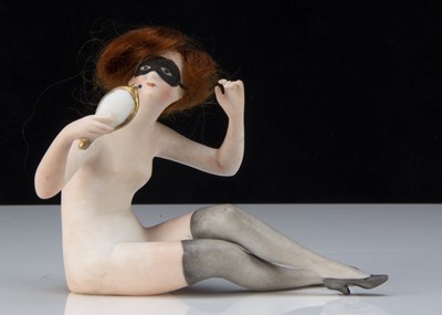 Lot 362 - A rare Galluba & Hoffman Bathing Beauty in mask and stockings