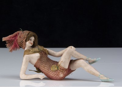 Lot 366 - A Galluba & Hoffman bisque Bathing Beauty in original net costume