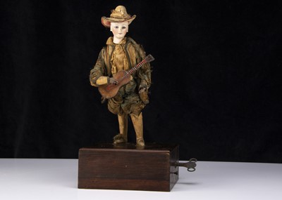 Lot 384 - An early Gustav Vichy automaton guitar player