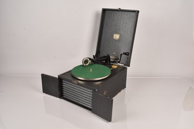 Lot 38 - Portable gramophone