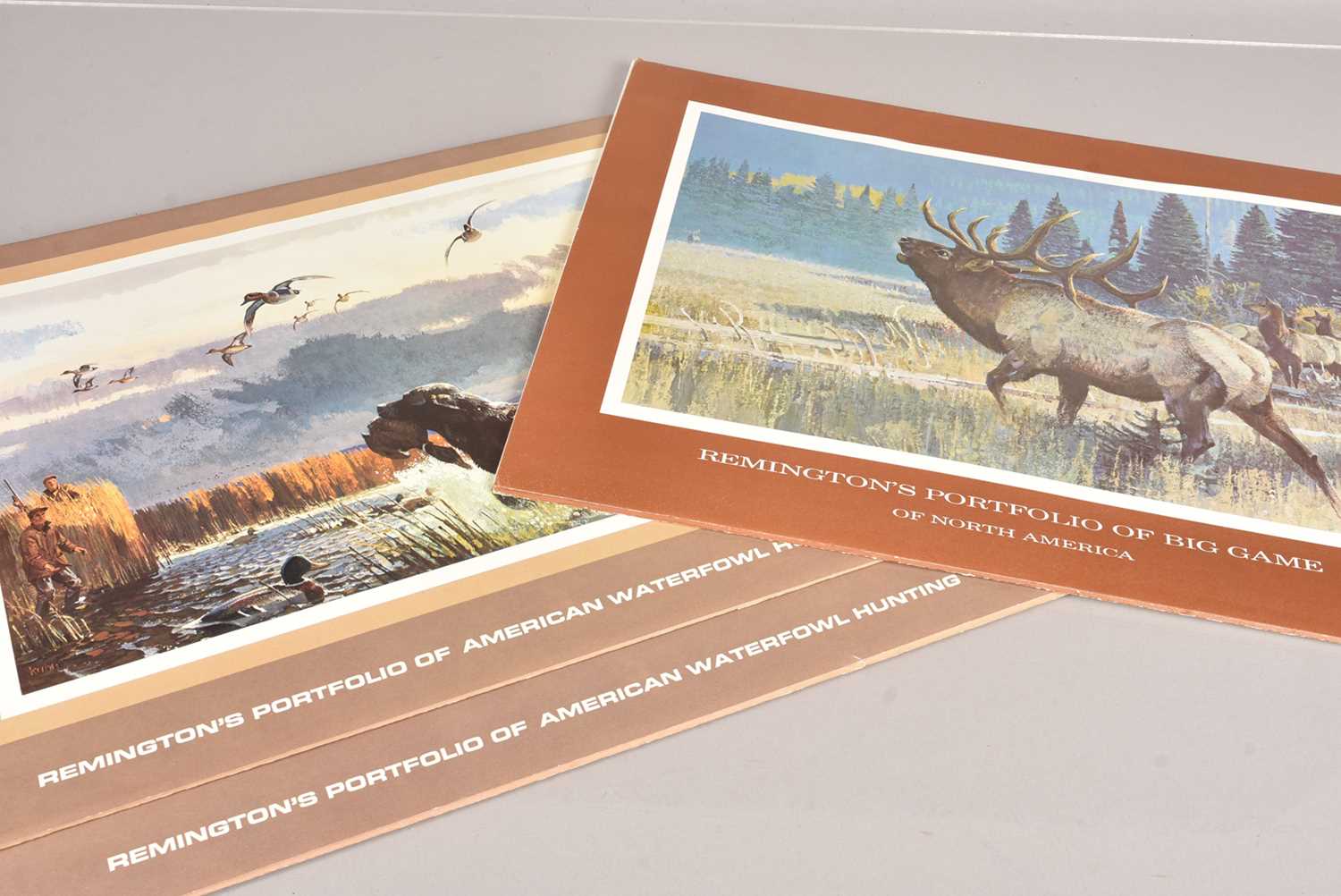 Lot 102 - Remington's Portfolio of Big Game of North America