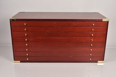 Lot 105 - A large Collector's Cabinet