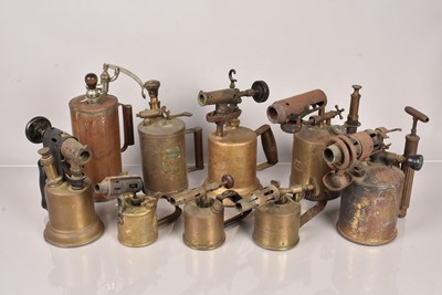 Lot 152 - A collection of vintage blow torches