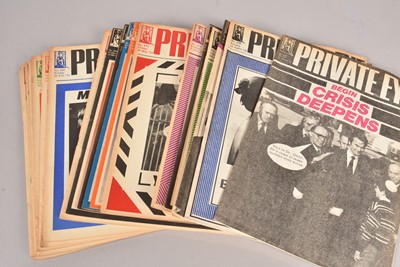 Lot 153 - An assortment of 1970s Private Eye Magazines