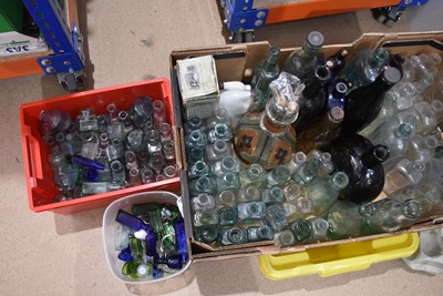 Lot 156 - A large assortment of glass bottles