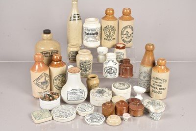 Lot 159 - An assortment of stoneware advertising items