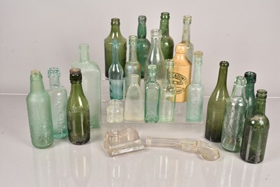 Lot 160 - A collection of vintage glass bottle