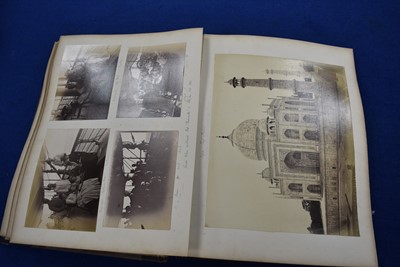 Lot 207 - Victorian Travel Photograph Album Middle and Far East 1886