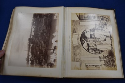 Lot 207 - Victorian Travel Photograph Album Middle and Far East 1886