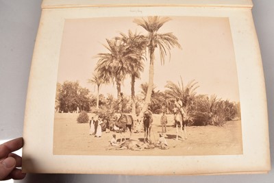 Lot 207 - Victorian Travel Photograph Album Middle and Far East 1886