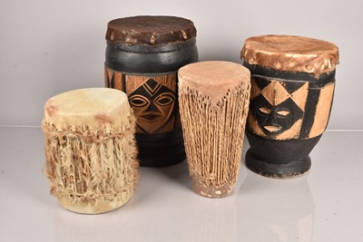 Lot 275 - A group of four African Drums
