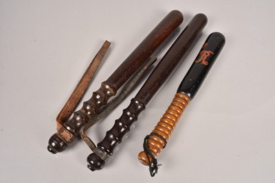 Lot 327 - A small Victorian Police Constable wooden Truncheon