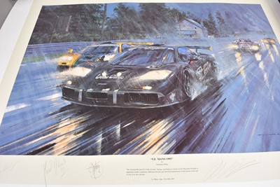 Lot 352 - Limited Edition Poster 'Le Mans 95' by Nicholas Watts