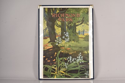 Lot 353 - A mid 20th Century London Transport Poster for Richmond Park