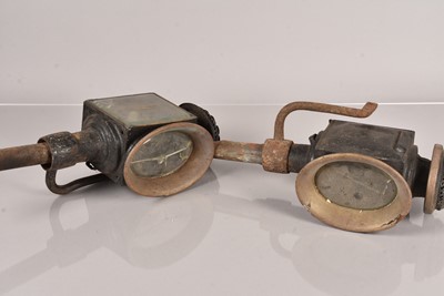 Lot 359 - A pair of Carriage lamps