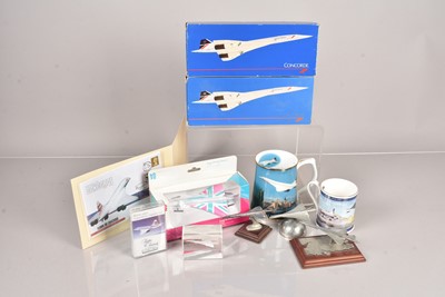 Lot 361 - A collection of Concorde retalted items