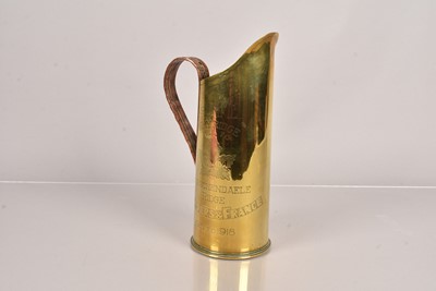 Lot 449 - A WWI Trench Art water jug