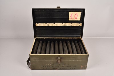 Lot 473 - An Italian Bren 7.62 cartridge case carrier