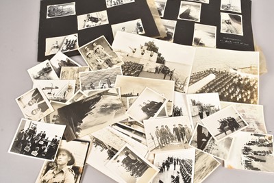 Lot 486 - A good collection of British and Overseas Military and Naval Black and White Photographs