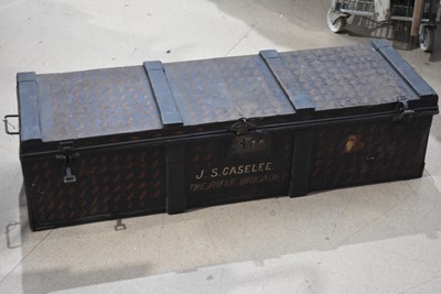 Lot 505 - A 1950s Military Travel Trunk