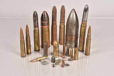 Lot 519 - An assortment of inert rounds