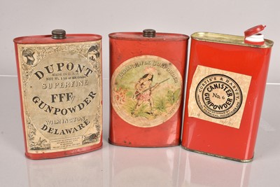 Lot 532 - A vintage Indian Rifle Gunpowder tin