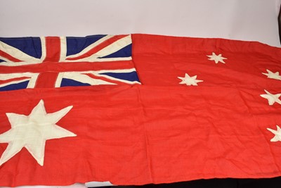 Lot 540 - A WWII Australian Red Ensign Flag