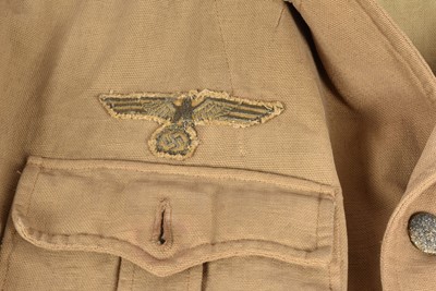 Lot 544 - A German Military Afrika Korps Uniform film costume