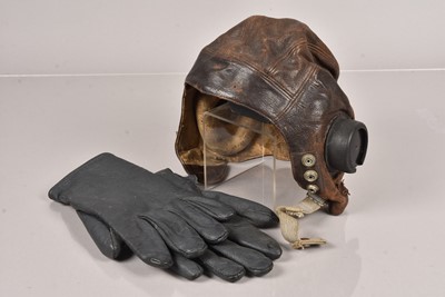 Lot 561 - A WWII Period British Type-C Flying Helmet