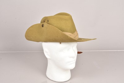 Lot 583 - A WWII Military issue Slouch Hat