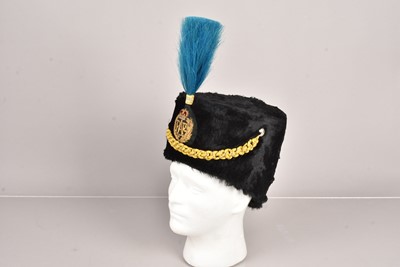 Lot 585 - A Royal Air Force (RAF) Bandsman Busby