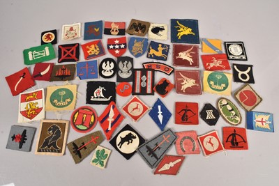 Lot 621 - A selection of WWII and Later World Cloth badges